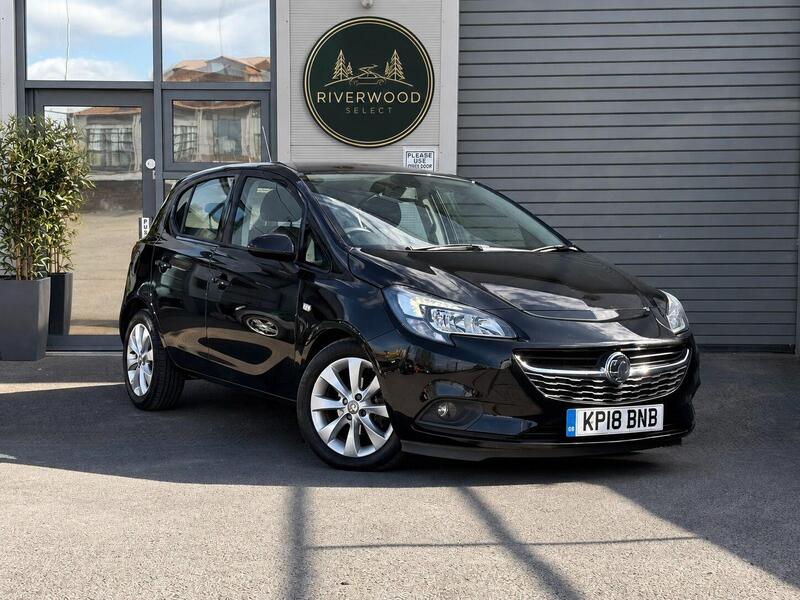 Black 2018 Vauxhall Corsa Energy photographed at Riverwood Select