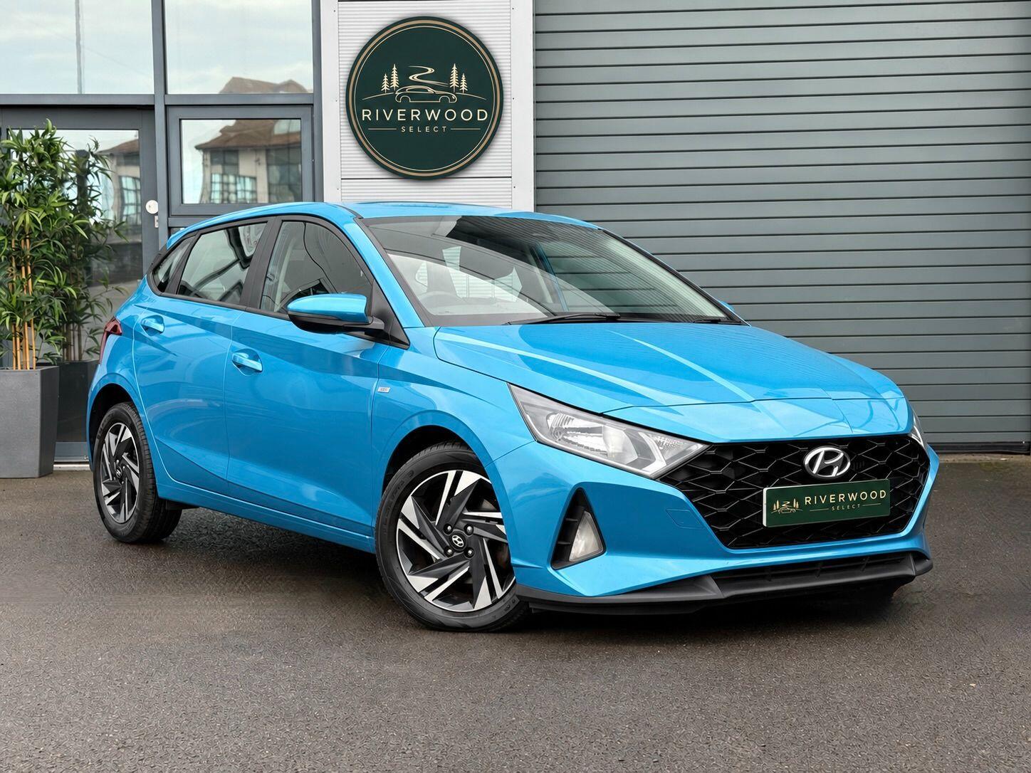 Blue Hyundai i20 photographed at Riverwood Select